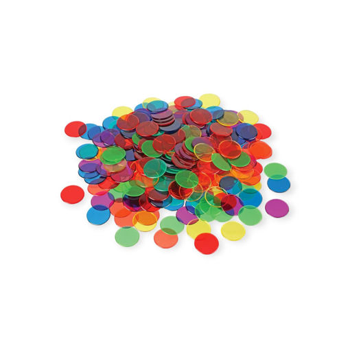 Picture of TRANSPARENT COUNTERS SET OF 250